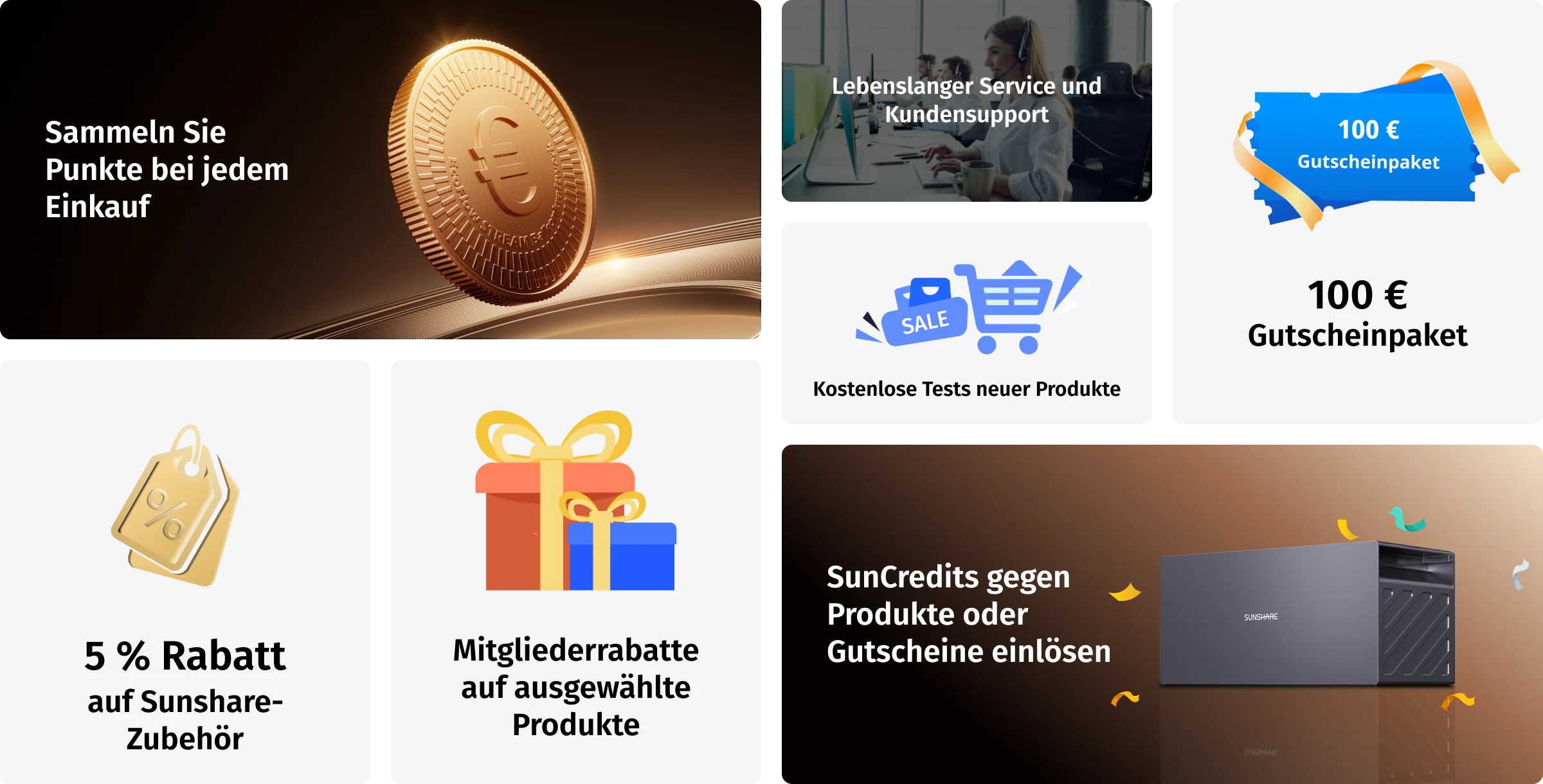 SunCredits Vorteile