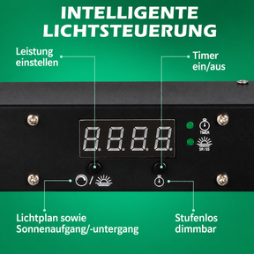 LED LIGHT Pflanzenlampe Black Label LED Growlampe 720 W, Vollspektrum, 2,9 µmol/J, dimmbar mit Timer