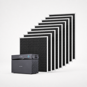 SUNSHARE Glory 1,52 kWh Speicher mit Solarmodulen – Balkonkraftwerk ohne Halterung