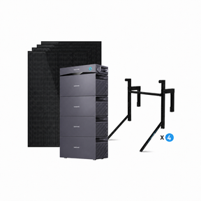 Glory Balkonkraftwerk 800W mit erweiterbarem Speicher 1520–6080Wh – Halterung optional