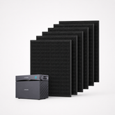 SUNSHARE Ray All-Black Balkonkraftwerk 1200W mit Glory 1526Wh Speicher – Komplettset