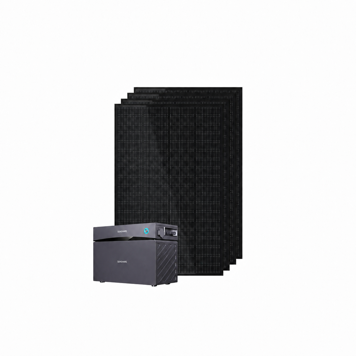 Glory Balkonkraftwerk 800W mit erweiterbarem Speicher 1520–6080Wh – Halterung optional