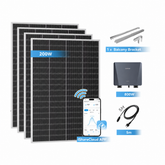 Ray Lite Balkonkraftwerk 800W Basic Kit mit Mikrowechselrichter – ohne Speicher